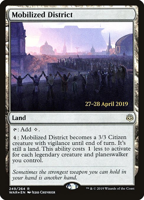 Mobilized District (War of the Spark Promos #249s)