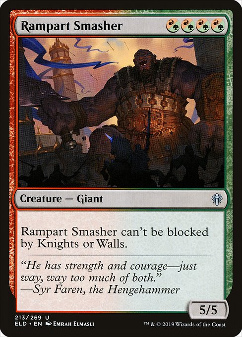 Rampart Smasher (Throne of Eldraine #213)