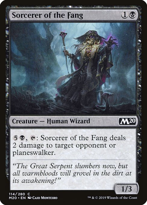 Sorcerer of the Fang (Core Set 2020 #114)