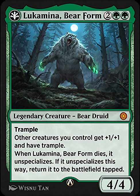 Lukamina, Bear Form (Alchemy Horizons: Baldur's Gate #17g)