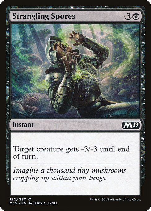 Strangling Spores (Core Set 2019 #122)