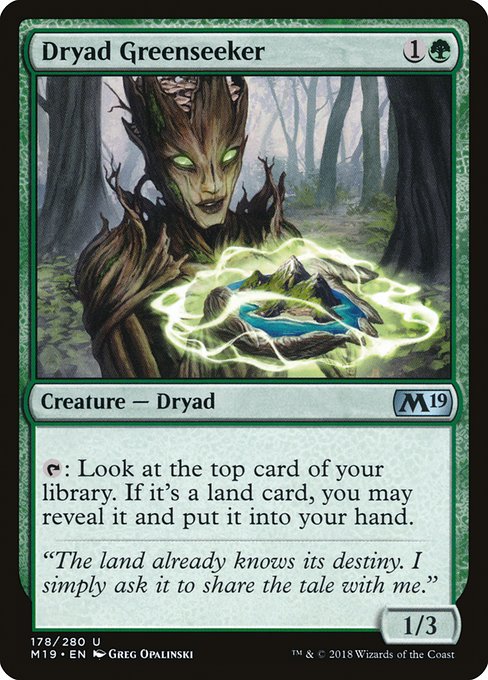 Dryad Greenseeker card image