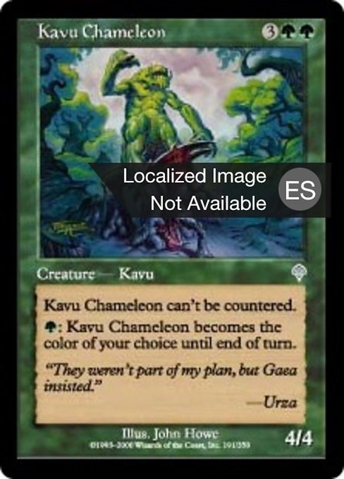 Kavu Chameleon (Invasion #191)