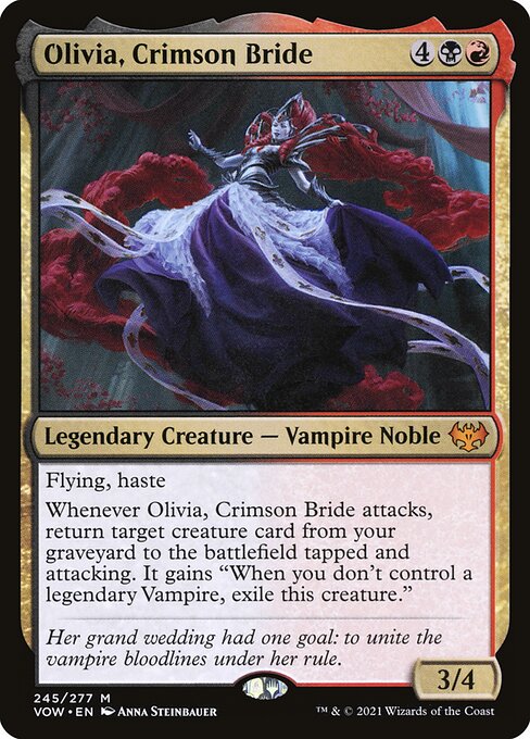 Olivia, Crimson Bride (Innistrad: Crimson Vow #245)