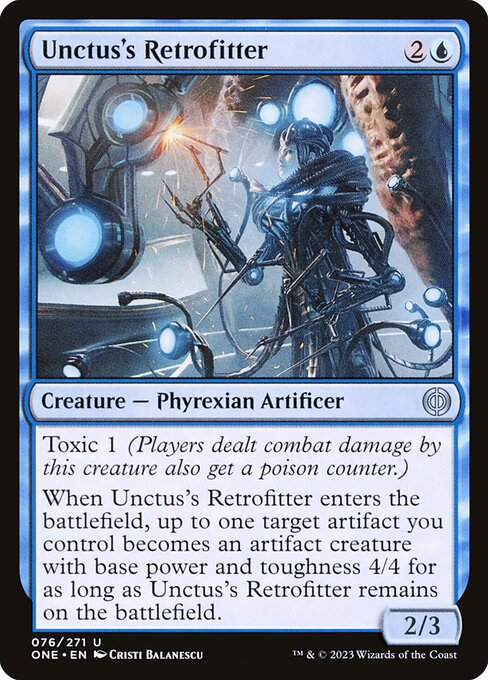 Unctus's Retrofitter (Phyrexia: All Will Be One #76)