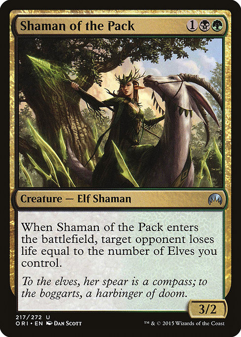 Shaman of the Pack card image
