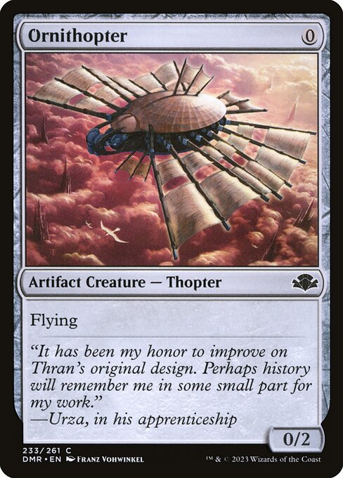 Ornithopter (Dominaria Remastered #233)
