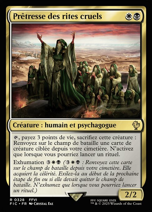 Prêtresse des rites cruels