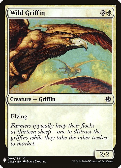 Wild Griffin (Mystery Booster #275)