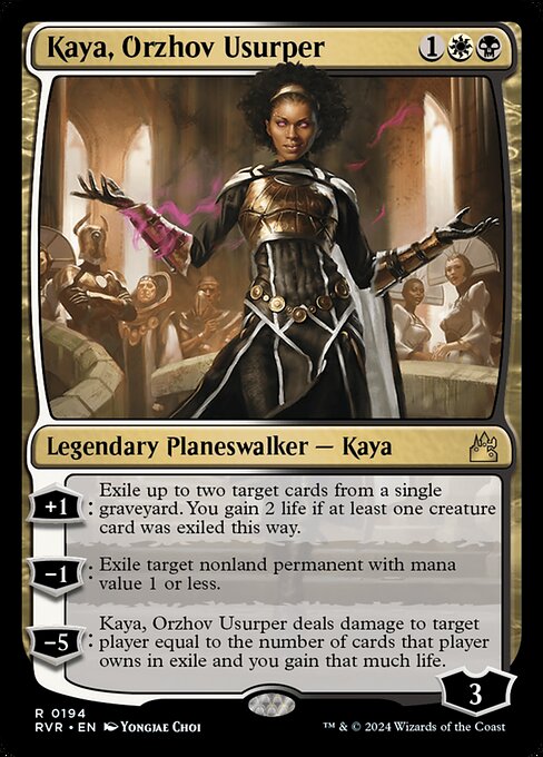 Kaya, Orzhov Usurper (Ravnica Remastered #194)