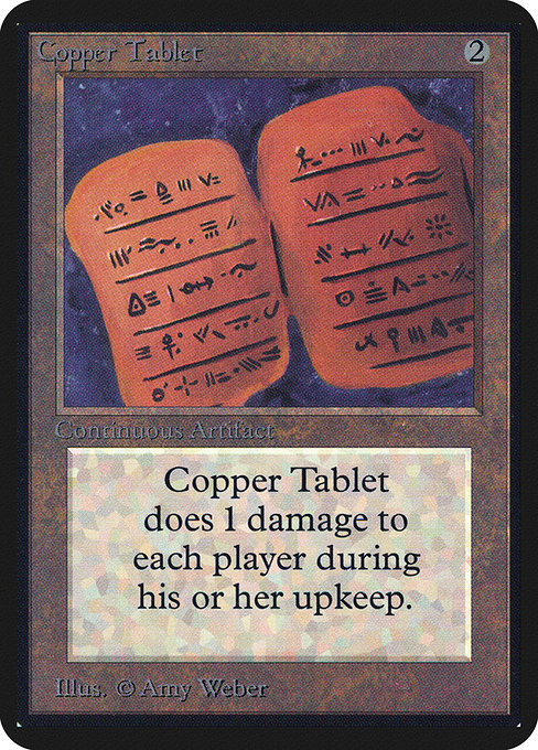 Copper Tablet (Limited Edition Alpha #238)