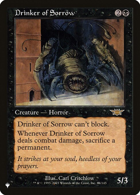 Drinker of Sorrow (The List #1037)