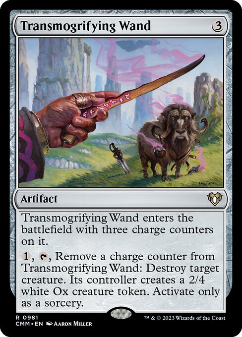 Transmogrifying Wand (Commander Masters #981)