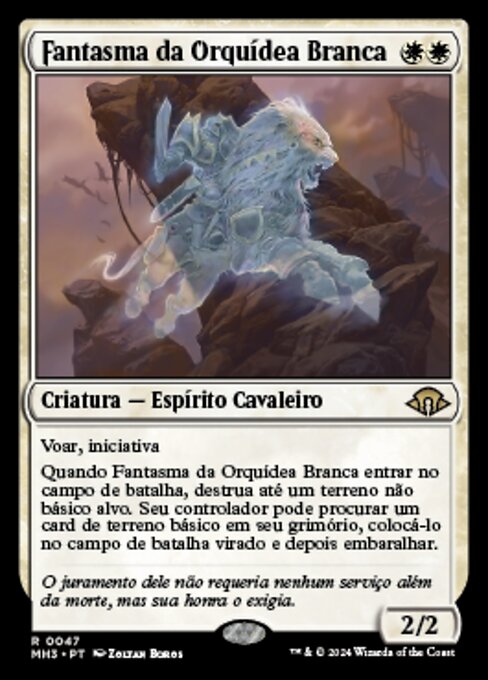 Fantasma da Orquídea Branca