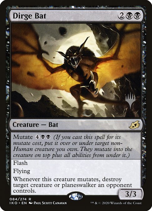 Dirge Bat (Ikoria: Lair of Behemoths Promos #84p)
