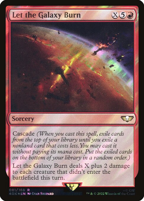 Let the Galaxy Burn card image