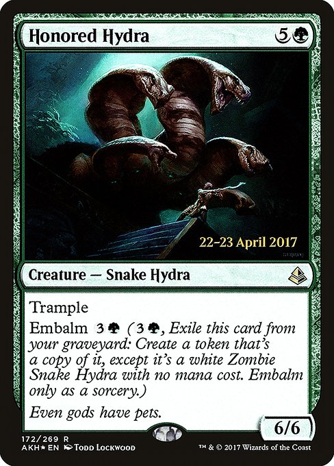 Honored Hydra (Amonkhet Promos #172s)