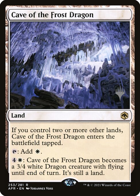 Cave of the Frost Dragon (Adventures in the Forgotten Realms Promos #253p)