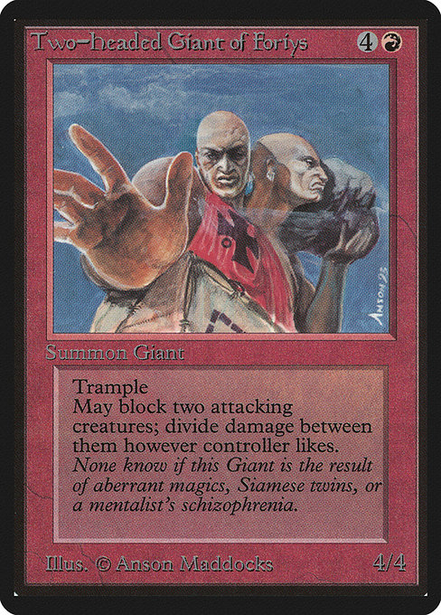 Two-Headed Giant of Foriys (Limited Edition Beta #180)