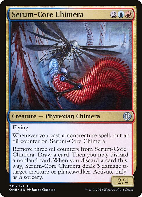 Serum-Core Chimera (Phyrexia: All Will Be One #215)