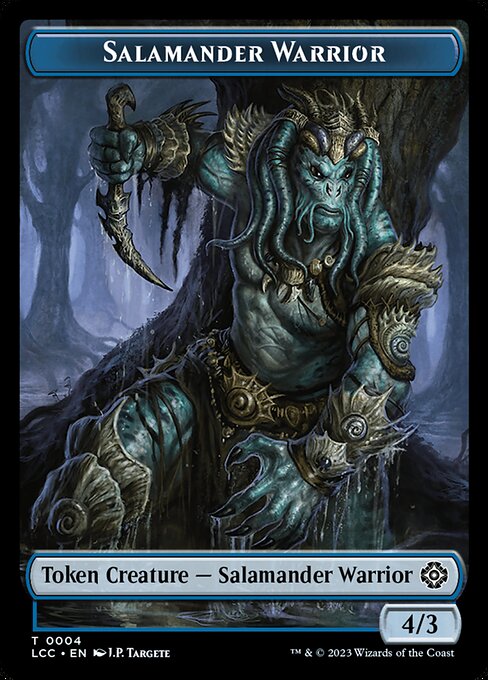 Salamander Warrior (The Lost Caverns of Ixalan Commander Tokens #4)