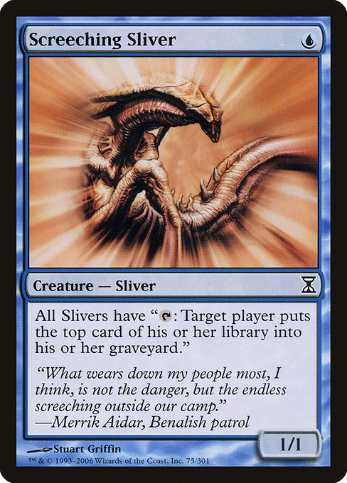 Screeching Sliver (Time Spiral #75)