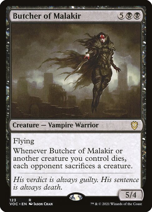Butcher of Malakir (Crimson Vow Commander #123)