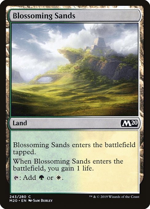 Blossoming Sands (Core Set 2020 #243)