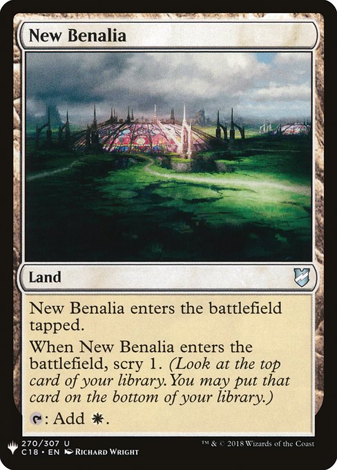 New Benalia (The List #C18-270)