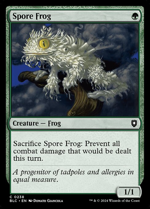 Grenouille à spores (Bloomburrow Commander)