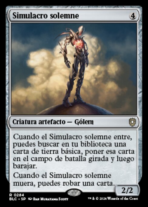 Solemn Simulacrum (Bloomburrow Commander #284)