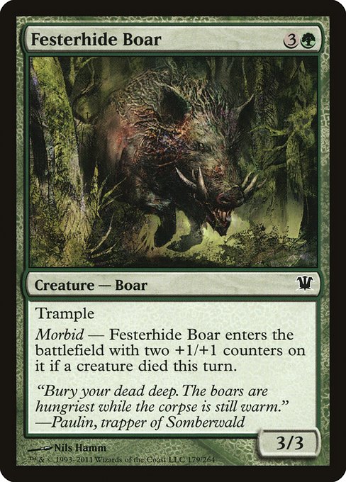 Festerhide Boar (Innistrad #179)