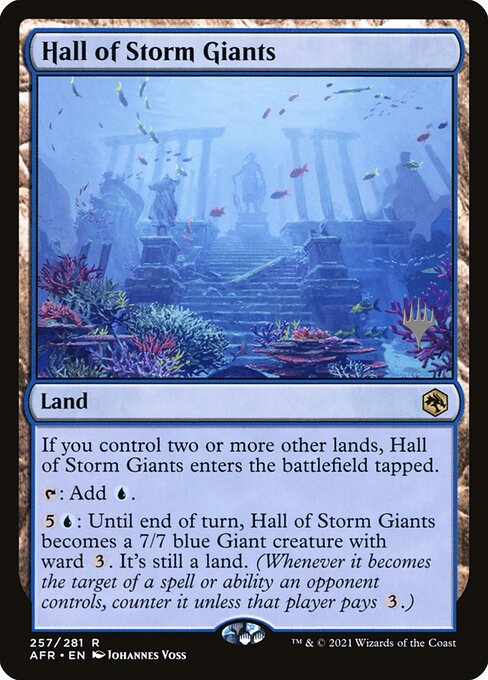 Hall of Storm Giants (Adventures in the Forgotten Realms Promos #257p)