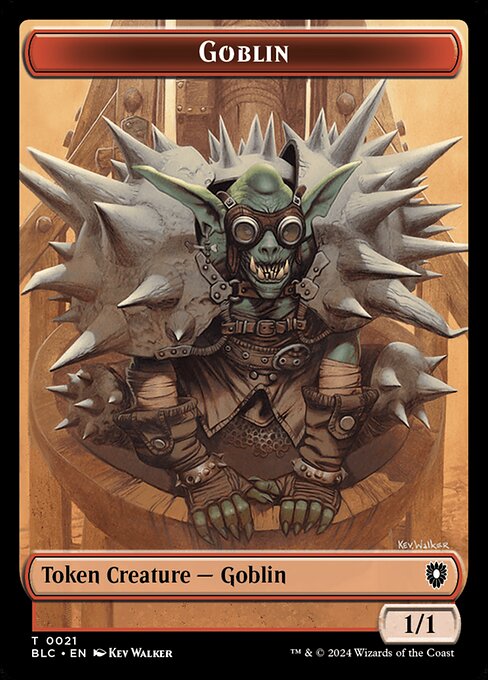 Goblin (Bloomburrow Commander Tokens #21)