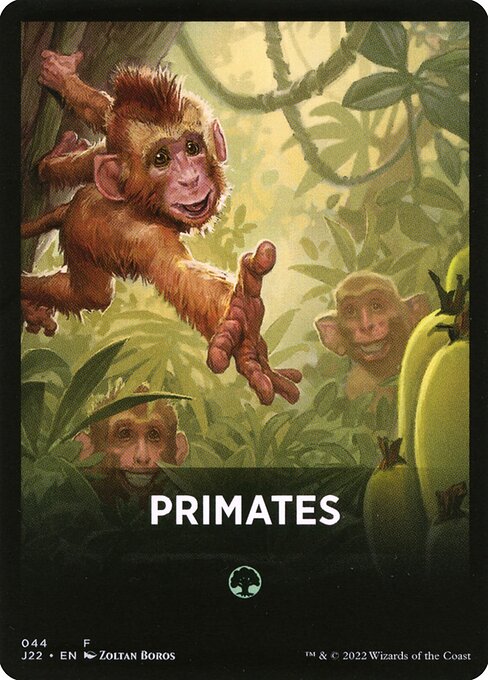 Primates (Jumpstart 2022 Front Cards #44)