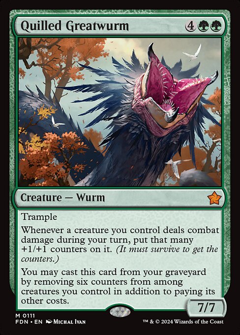 Quilled Greatwurm (fdn) 111 Quilled Greatwurm (fdn) 111