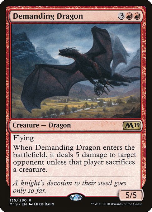 Demanding Dragon card image