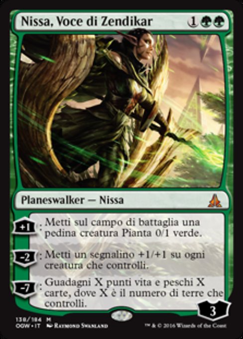 Nissa, Voice of Zendikar (Oath of the Gatewatch #138)