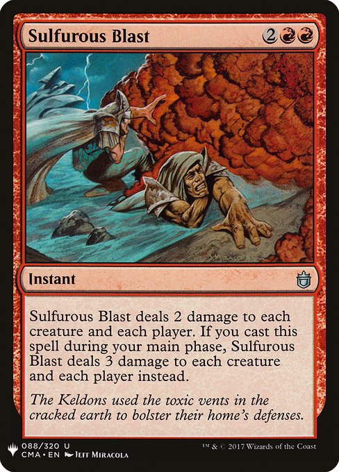 Sulfurous Blast (Mystery Booster #1072)