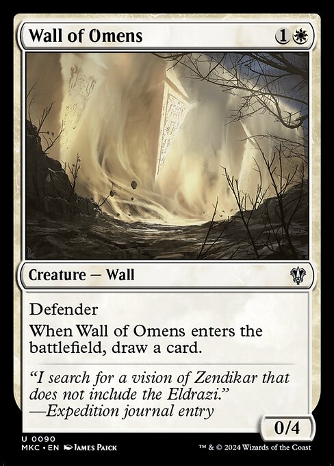 Wall of Omens (Murders at Karlov Manor Commander #90)