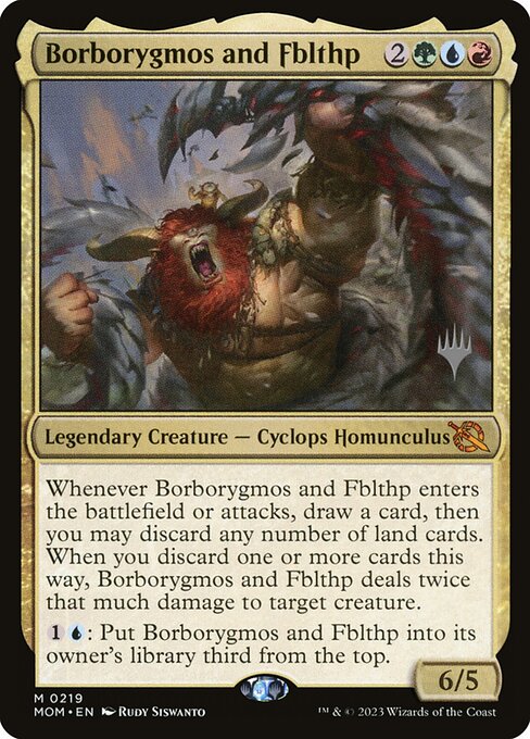Borborygmos and Fblthp (March of the Machine Promos #219p)