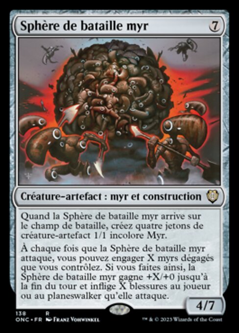 Myr Battlesphere (Phyrexia: All Will Be One Commander #138)