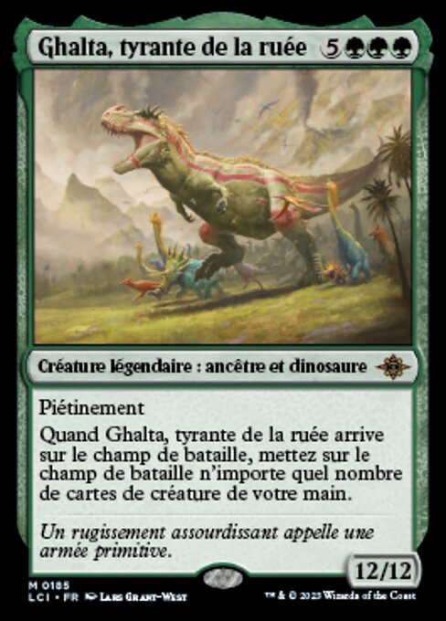 Ghalta, Stampede Tyrant (The Lost Caverns of Ixalan #185)