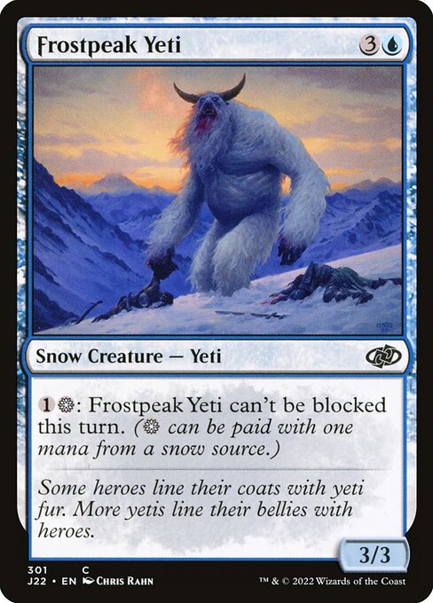 Frostpeak Yeti (Jumpstart 2022 #301)