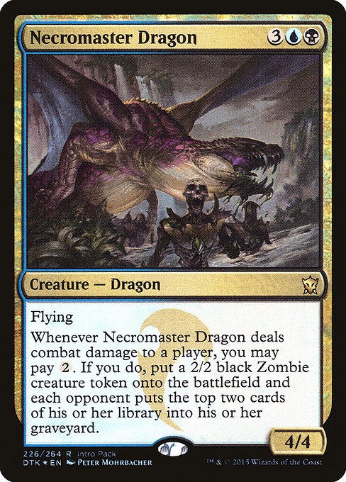Necromaster Dragon (Dragons of Tarkir Promos #226)