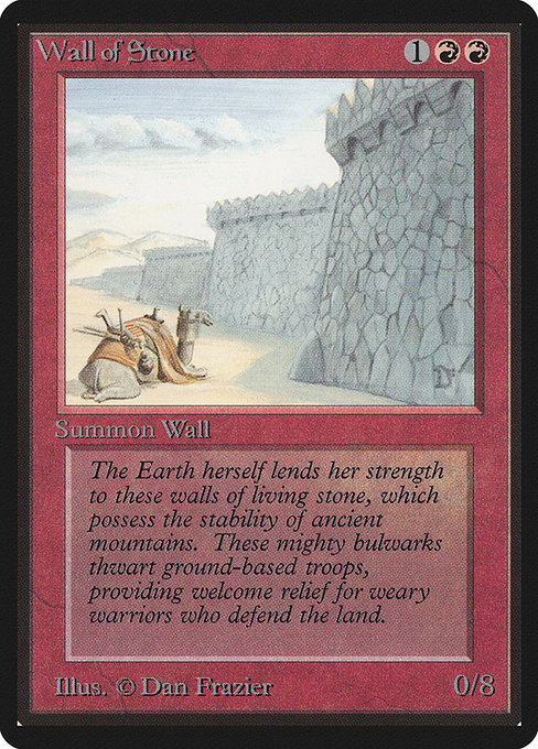 Wall of Stone (Limited Edition Beta #183)