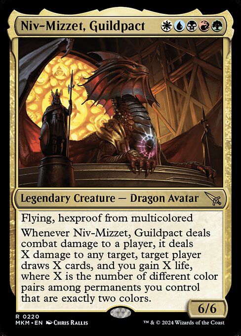 Niv-Mizzet, Guildpact (mkm) 220 Niv-Mizzet, Guildpact (mkm) 220