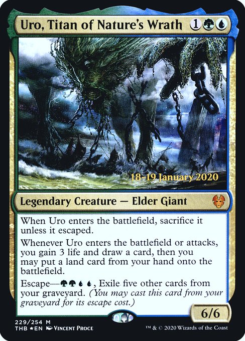 Uro, Titan of Nature's Wrath (Theros Beyond Death Promos #229s)