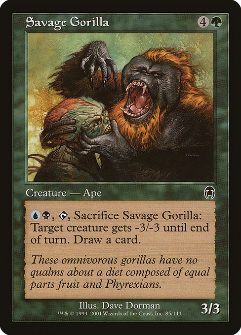 Gorille sauvage|Savage Gorilla