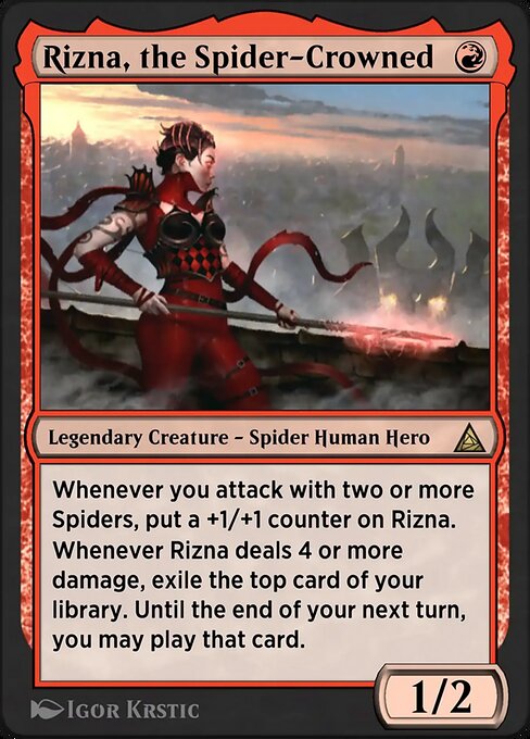 Spinneret and Spiderling magic the gathering card art
